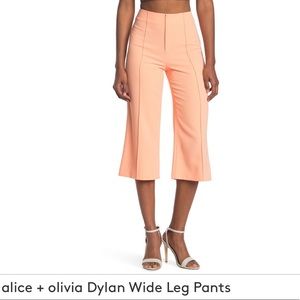 NWT Alice & Olivia Dylan High Waist Wide Leg Pants
